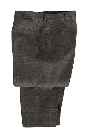 TAILORED WOOL ブラウン グレンチェック(MK102863)