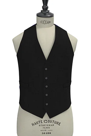CANONICO Super110s ブラック無地(103233)